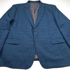 Pierre Loren Willie 52R Blue Men's Sport Coat Blazer Superior 150s 2-Button